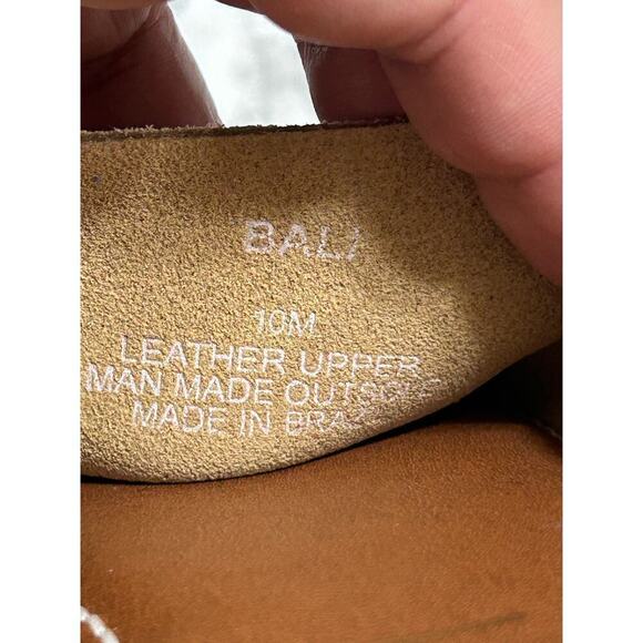 Beach By Matisse Bali Slide Sandals 10M Suede Leather Tan Resort Beach Coastal - Picture 7 of 9